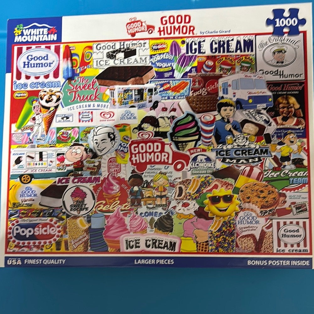White Mountain Good Humor Puzzle - Multicolor
